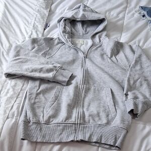 Zara Gray Kids Hoodie Jacket